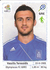 Vasilis Torosidis Greece samolepka EURO 2012 #92